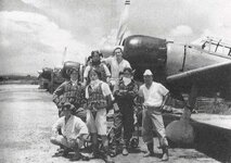 Pilots of the 202 air group at Kupang, Timor February, 1943 Yoshiro, Hashiguchi, Kiyoshi, Ito..jpg