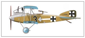 Albatros C.VII 1330:16 of Flieger Abteilung 7. The white arrow is the unit marking. .png