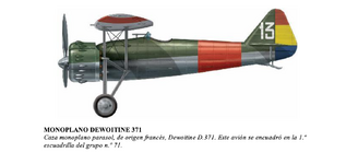 Dewoitine 371 '13' 1 Escuadrilla Grupo N.71 Spanish Civil War.png