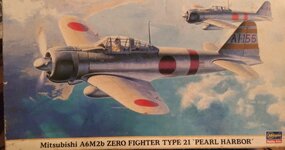 20240108 Mitsubishi A6M2b type 21 'Pearl Harbor' 1:48 Hasegawa.jpg