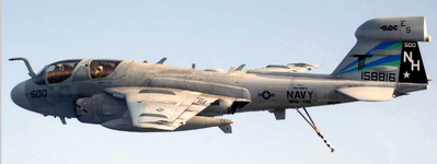  EA-6B Prowler (VAQ-135 : CVW-11) embarked on USS Nimitz (CVN 68) April 2003 SEAORG.png