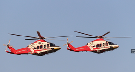 Bangladesh Air Force Agusta-Westland AW-139 '613' and '646' Dhaka-Tejgaon 2018 JETPHO.png