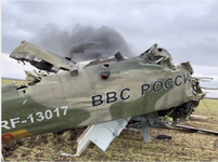 The Ukrainian military destroyed 30 Russian helicopters at the Chornobaivka airfield near Kher...png