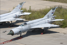 Serbia Air Force Mikoyan-Gurevich MiG-21bis-K '17136' August 2008.png