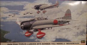 20240123 Aichi D3A1 type 99 model 11 'Houkokugou' 1:48 Hasegawa.jpg