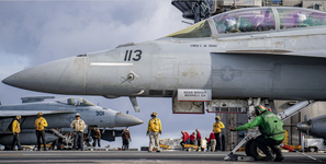  F:A-18F Super Hornet (VFA-22 : CVW-17) embarked on USS Nimitz (CVN 68) February 2023 SEAORG.png