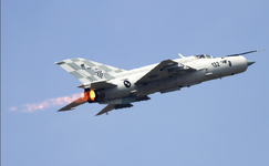 Croatia AF Mikoyan-Gurevich MiG-21bisD '132' March 2015 AIRHIS.png