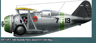 Vought SB2U-2 of VS9 onboard ACV30 USS Charger, circa 1942 NAVALENCYCLOPEDIA.png