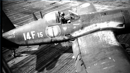 Vought F4U 7 Corsair French Navy Flottille 14F15 BuNo 133715 aboard French carrier La Fayette ...png