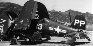 Vought F4U 4P Corsair VC 61 later VFP 63 White PP13 CV 47 USS Philippine Sea 1951 ASISBIZ.png