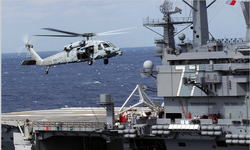 MH-60S Seahawk (HSC-9 : CVW-8) embarked on USS George H. W. Bush (CVN 77) March 2010 SEAORG.png