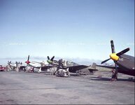 ! Flight Line with Different Models of the P-51 Mustang  ccsh  1200x933.jpg