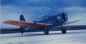 Vultee SNV Valient '03157' at Randolph Field, Texas 1942 FRBAM.png