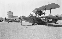 Hurricane IIC RAF 'KW980' of the MACC Unit and Supermarine Walrus 'X9498 B' No.284 Squadron Ca...png