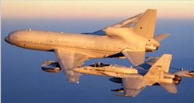 F:A-18C Hornet (VFA-113 : CVW-14) taking fuel from a Royal Air Force L-1011 tanker over Afghan...png