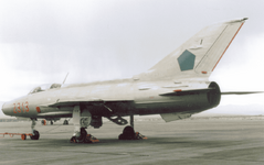 Indonesia Air Force Mikoyan-Gurevich MiG-21F-13 '2313' May 1989 AIRHIS.png