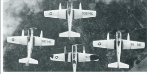 Flight of AD-6s '502 NE' '507 NE ' '513' and '511 NE' of VA-65 1958.png