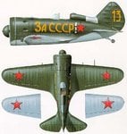 Polikarpov I-16 13 For Russia!.jpg