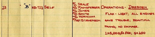 Logbook entry Feb 13 1945.jpg