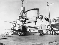 Fairey Albacore '5A' taking off from HMS Formidable September 1942 DEST.png