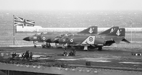 McDonnell Douglas F-4K Phantom FG1s 892 Sqn  on HMS Ark Royal (R09)  Valletta 1973 AIRH.png
