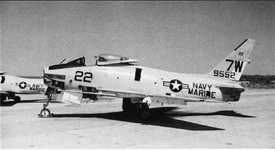 Reserve FJ-4B from NAS Willow Grove. The 7W indicates a reserve fighter trainer LARK.png