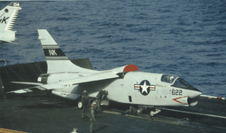 RF-8G from VFP-63 preparing for launch from the USS Coral Sea (CVA-43) NMNA.png