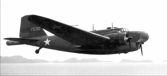 Douglas B-18B (SN 37-530, originally a B-18A) with the MAD tail boom WIKI.png