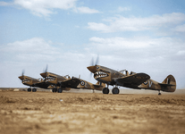 Curtiss Kittyhawk Mark IIIs of No.12 Sqn RAF leaving Medenine on a sortie REDD.png