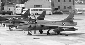 Hawker Hunter T8s of FRADU of RN Luga December 1972 AIRH.png