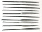 JEWELERS TOOLS, FINE CUT STEEL NEEDLE FILES 10 PC LOT.jpg