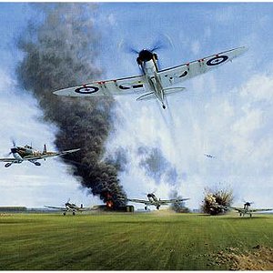 Manston, 12th August 1940 by Gerald Coulson
