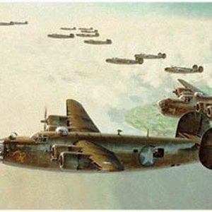 B-24, Circus out by Keith Ferris