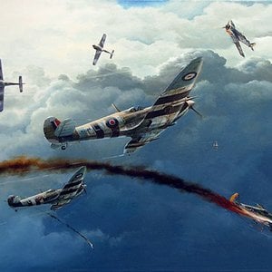 An Argentine Ace over the Normandy Sky by  Carlos Adrián Garcia.