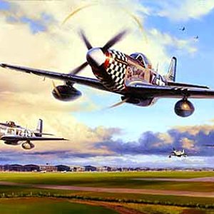 P-51, Duxford Eagles by Nicholas Trudgian.