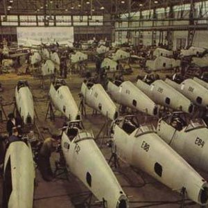 Me-109 production line.
