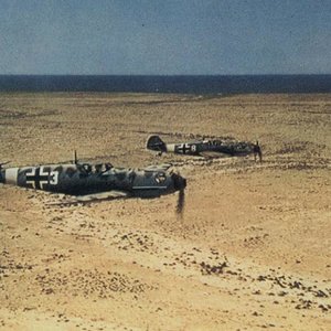 Me-109s in Africa.