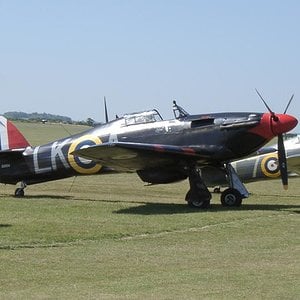 The Hawker Hurricane Mk XII at Duxford, UK 2003