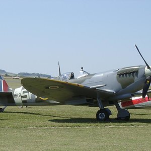 A Spitfire Mk IXc at Duxford, UK 2003