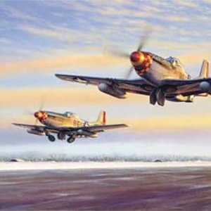 P-51, Leiston legends by Jim Laurier.