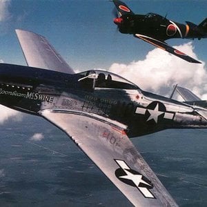 Zero and P-51