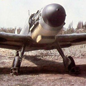 Me-109 Testing its engine
