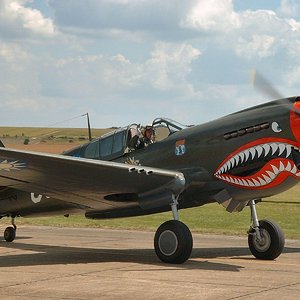 P40 Kittyhawk At Duxford