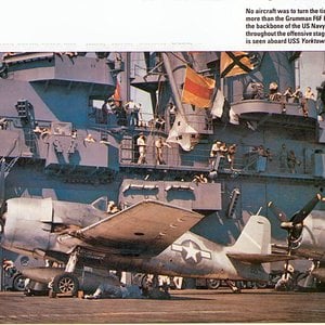 F6F Hellcats on the USS Yorktown