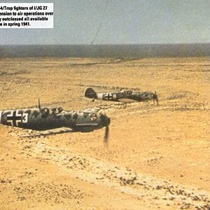 BF109E-4 Trops in desert