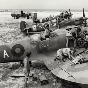Spitfires Operating in Yugoslavia, 1942