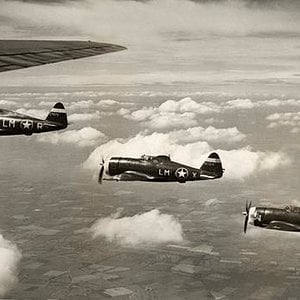 P-47 Thunderbolts Over England, 1943