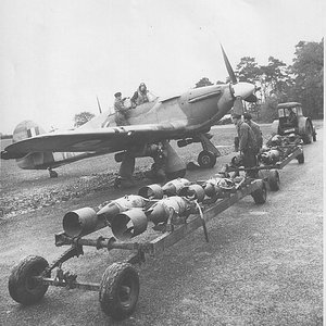 Hurricane of 402 squadron in March 1942 at Warmwell