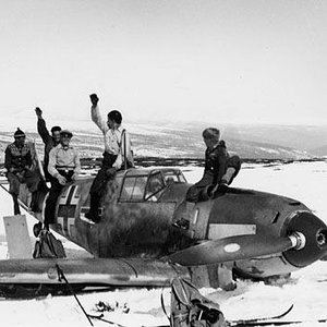 Bf 109 B-2 that belly landed 24.04.41 in Norway