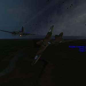 Hurricane vs. He-111